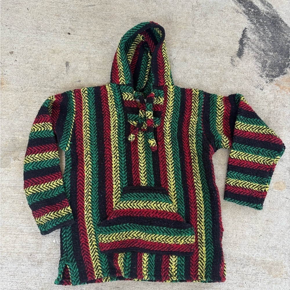 Multicolor Striped Men's Hoodie